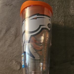Tervis Orange and White Tumbler
